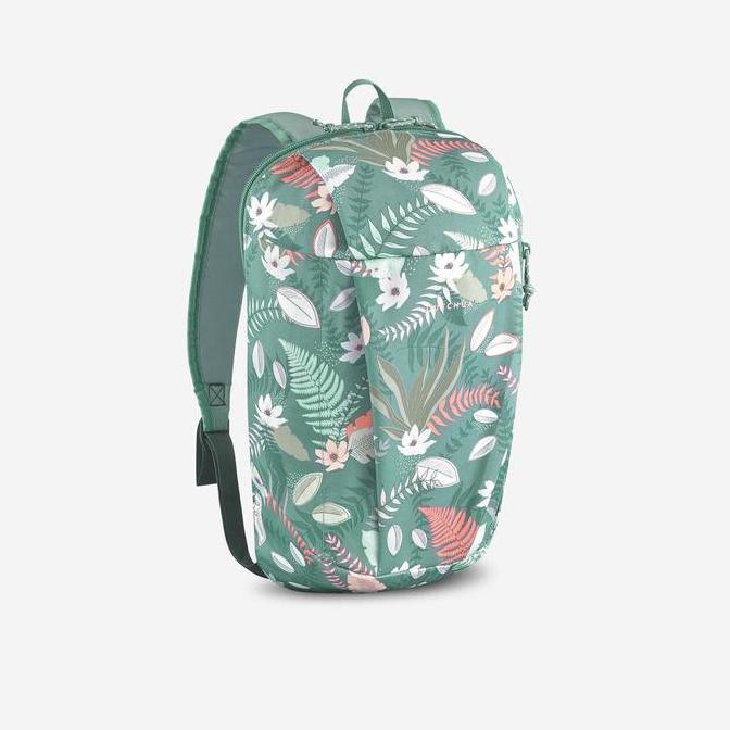 Decathlon Quechua Tas Ransel Hiking Arpenaz NH50 10L - Hijau Motif - 8731509