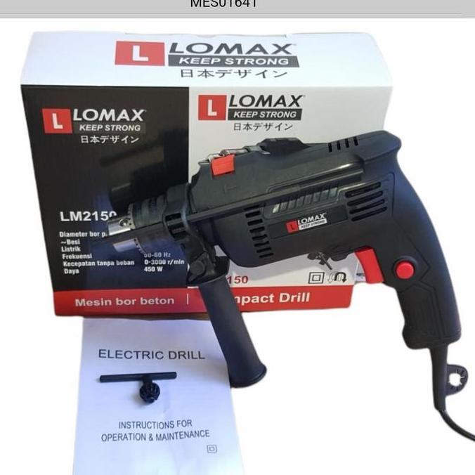 monggo] Mesin Bor Lomax 13mm JAPAN LM2150 / Bor Beton 13 mm 2150
