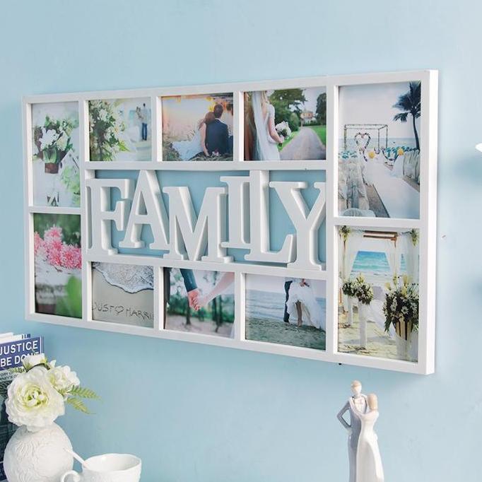Bingkai Foto Tempel Dinding Tanpa Paku Aesthetic Bingkai Tempel Frame Pigura Foto Gantung Minimalis 