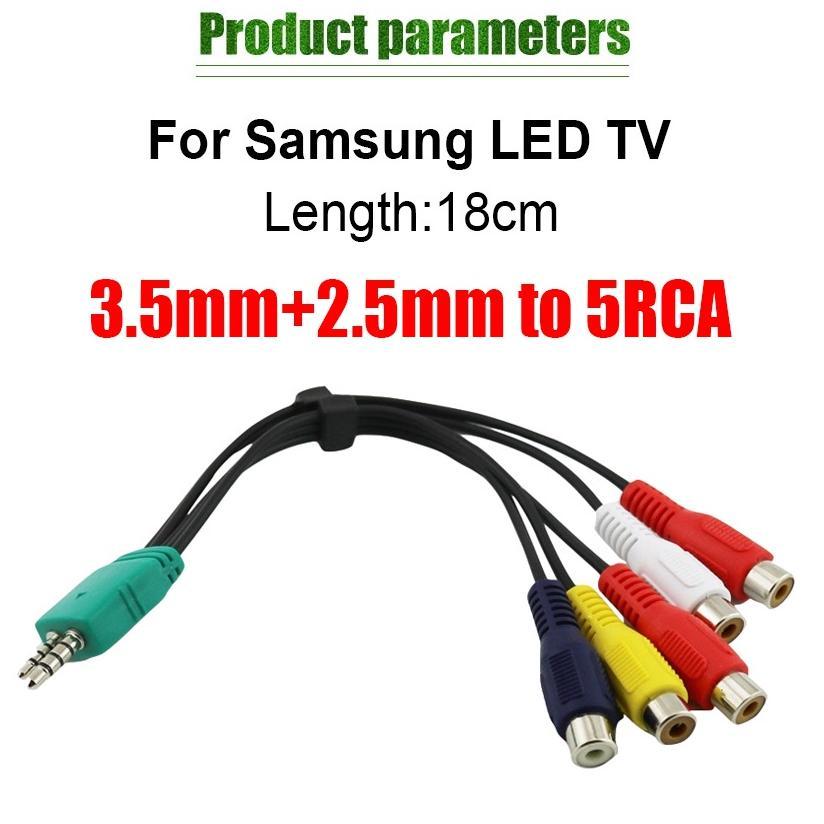 Kabel AV Audio Video Adapter Cable 5 RCA For Samsung LED TV BN3901154W