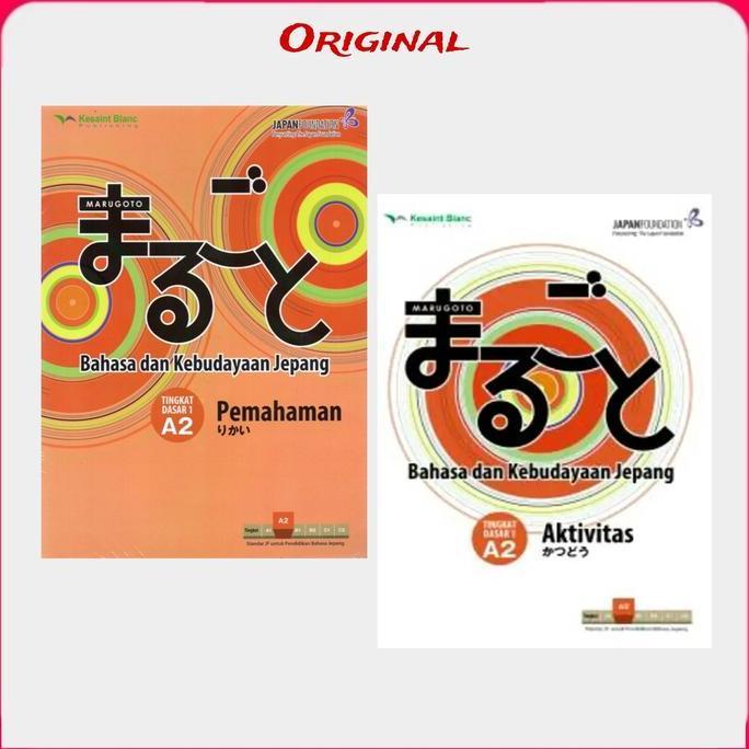 Buku Bahasa Jepang " Paket Marugoto A2 Jepang Pemahaman & Aktivitas