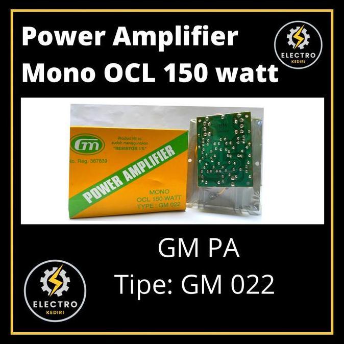 }}}}}}] GM Power Amplifier Mono OCL 150 Watt || Tipe: GM 022 | POWER
