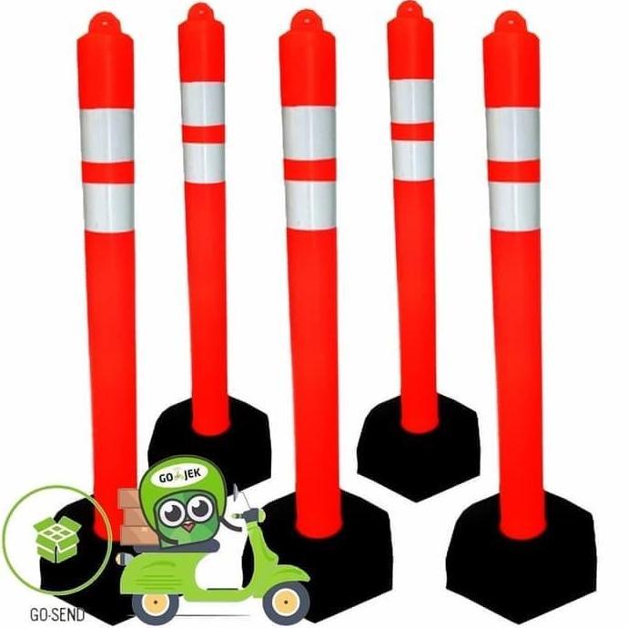 Termantab] Stick Cone / Traffic Cone / Pengaman Jalan / Pembatas Jalan