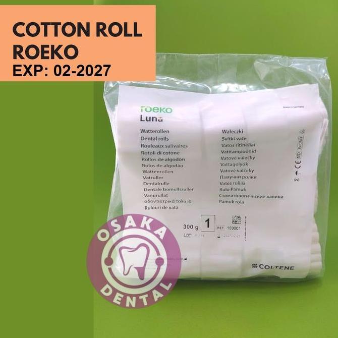 Cotton Roll Roeko tersedia no.1 dan no.2