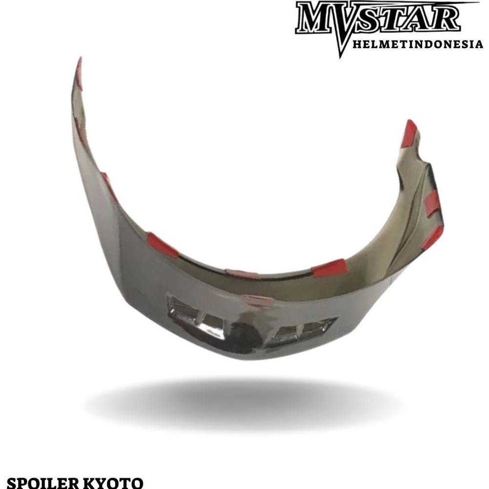 TERBARU Spoiler Helm / Spoiler Helm Kyoto / Spoiler RSV Lengkap Dengan Baut / Spoiler Lem 3M Untuk S