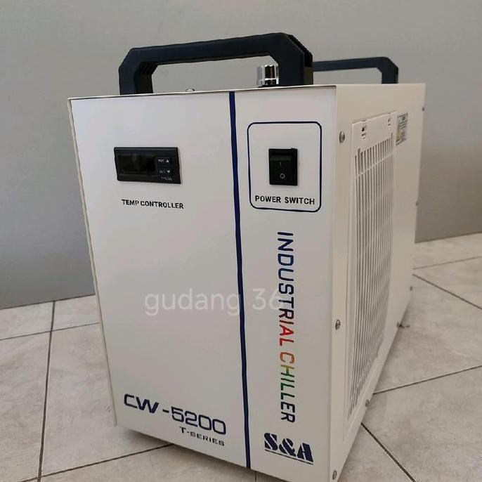 Chiller CW5200 Merk S&A, 2 inlet 2 outlet, Industrial chiller Machine