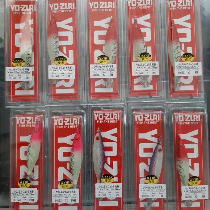 Yozuri Squid Jig Crystal Ultra Cloth 80ss NEW Japan