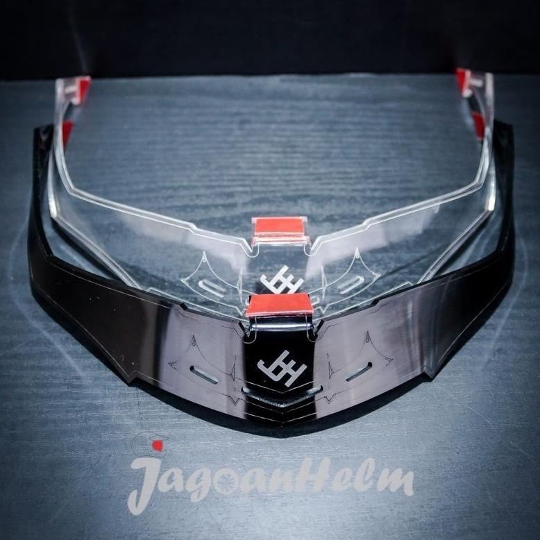 Discount SPOILER RSV FF500 / RSV 300 / SPOILER HELM RSV FF500/RSV300 HITAM BENING MURAH KUALITAS MEW