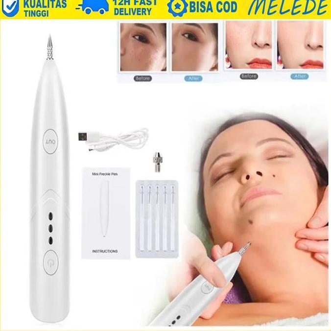 MELEDE Flek Kutil Tahi Lalat Tato Black Spot Removal Pen/ Alat Laser Plasma Pen Penghilang Kutil Tah