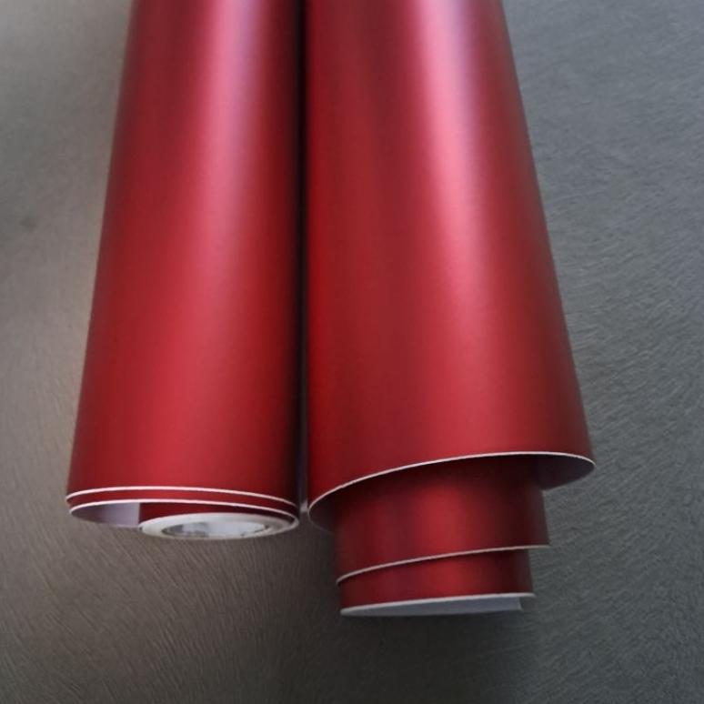 LIMITED SKOTLET MERAH TUA METALIK STIKER SCOTLET DARK RED CANDY METALIC SCOTLITE MERAH DOFF UNTUK VA