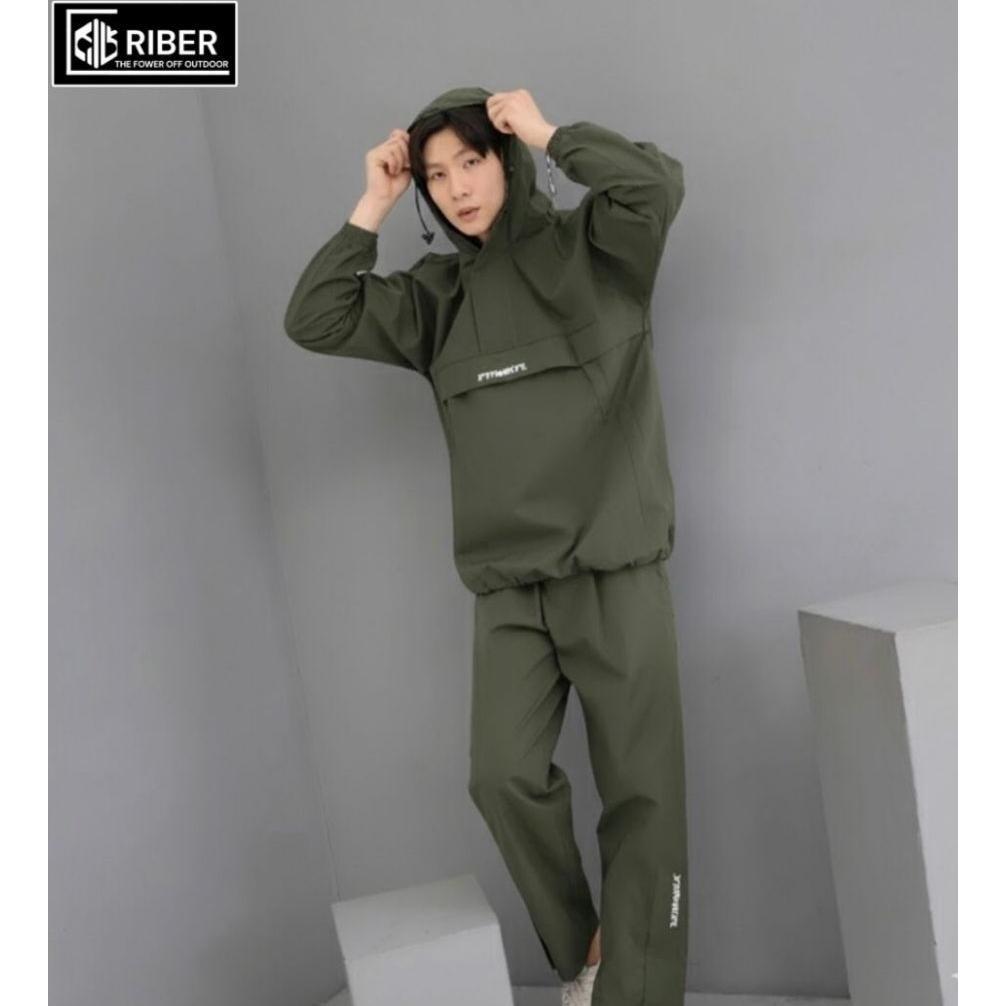 TERLARIS JAS HUJAN KANGAROO RAINCOAT RIBER SAKU KANGAROO ANTI REMBES PRIA WANITA RAINCOAT/JAS HUJAN 