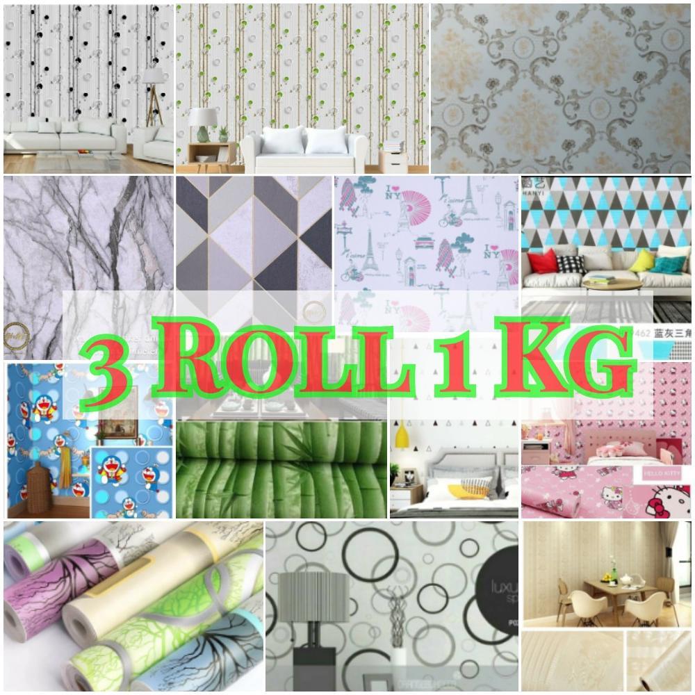Walpaper Lem Dinding - Wallpaper Stiker Dinding - Wallpaper Tembok Kamar Tidur Ruang Tamu - Dapur G5