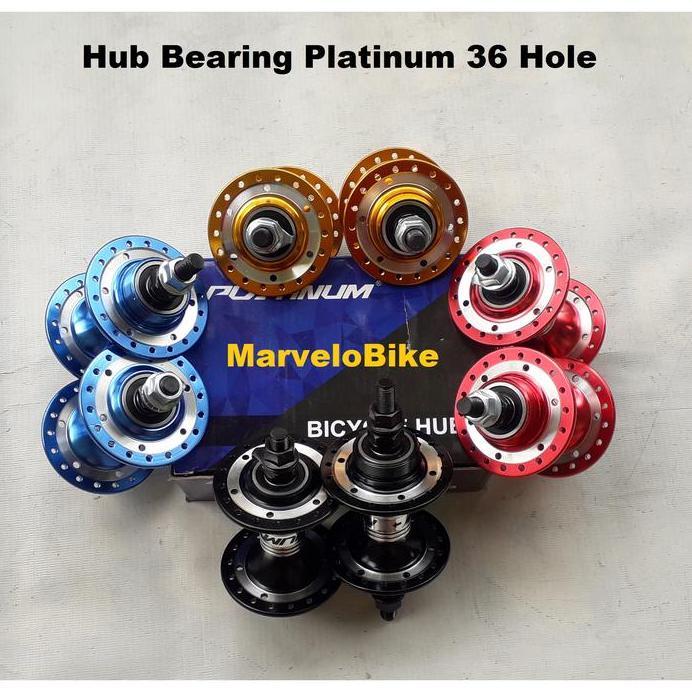 Hub FreeHub Sepeda BMX MTB Fixie Balap Platinum Bearing 36 Hole Model Drat Ulir