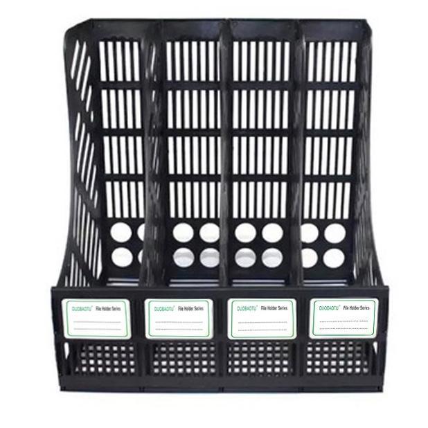 ORIGINAL Rak Box File Kantor Box File 4 Susun Rak Box File Fleksibel 4 Kotak File Tray Organizer Mej
