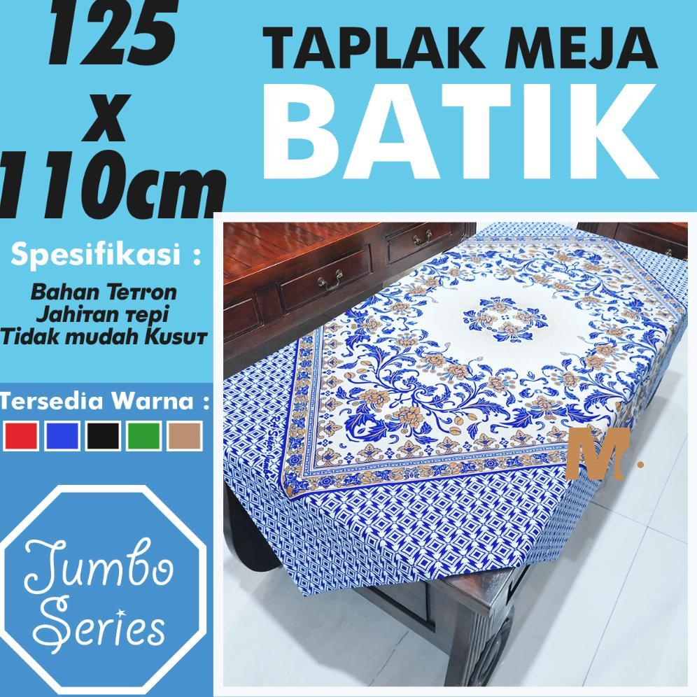 Taplak Meja Batik Raden Ayu Motif Tulis Segi Empat 125x110 Jumbo