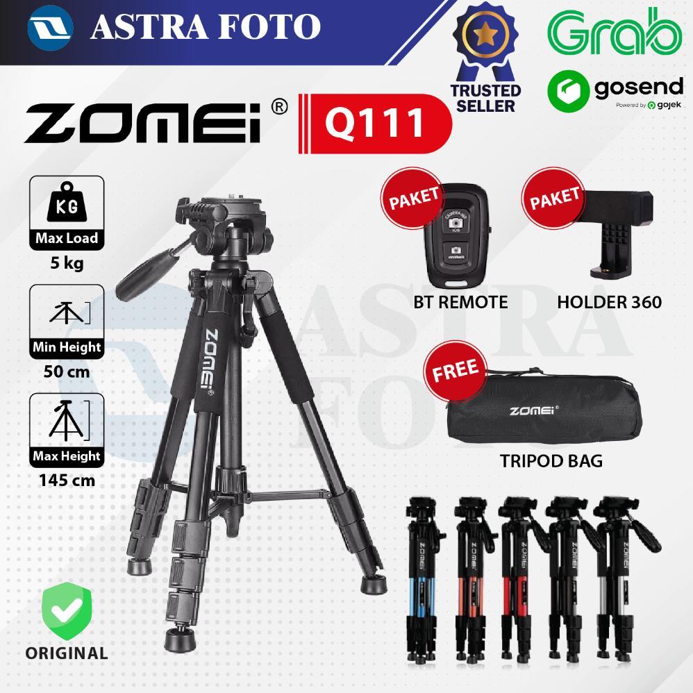 ZOMEI Q111 PROFESIONAL VIDEO TRIPOD KAMERA & HANDPHONE - Q 111 PANHEAD