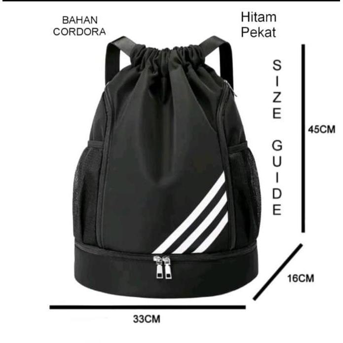 TAS SERUT TERBARU RANSEL OLAHRAGA SPORTY UNISEX BECKPACK TRAVELINGMODEL SERUT BAHAN CORDURA WATERPRO