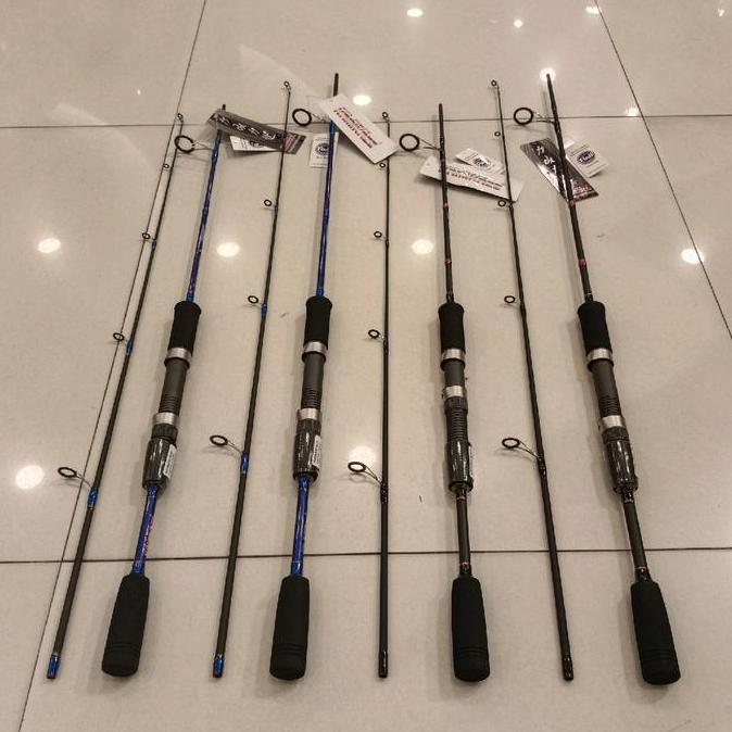 KAMIKAZE Joran Pancing Spinning Blue Lotus & Black Lotus 462 - 502 High Carbon Material Blank Joran 