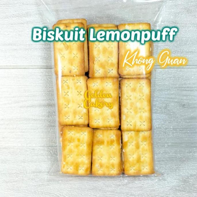 Mdsg- An Kilo Biskuit Lemon Puff Khong Guan Cemilan Biskuit Jadul 250 Gr Cookies Cream Refill Pouch 