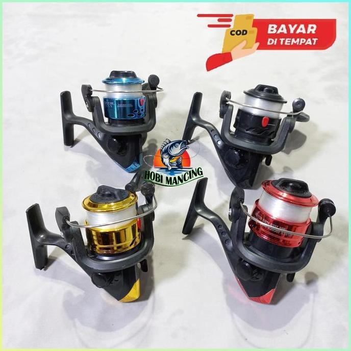 Reel Audrey AW-200 - 5 BB - Ukuran 1000 - GRATIS Benang Senar - Reel Kerekan Gulungan Pancing Murah