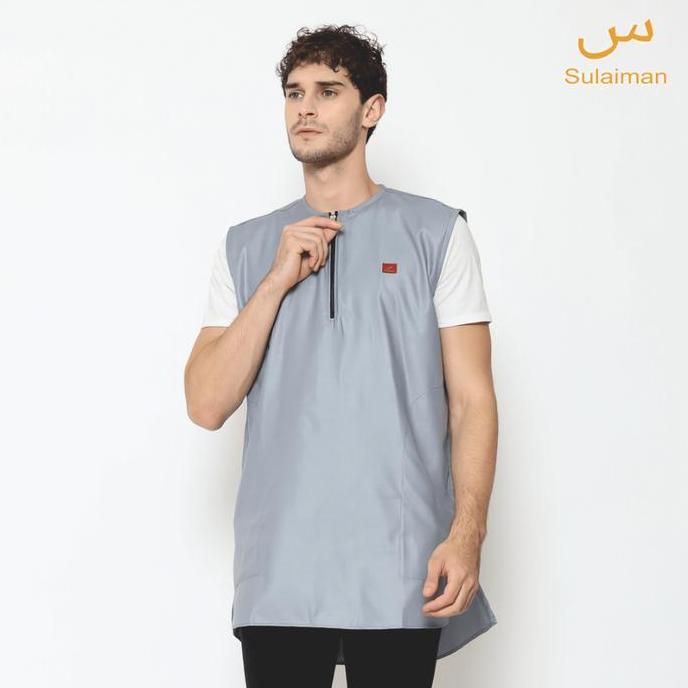 Rompi Shalat Sholat Pria Rosal By Sulaiman Motif Polos Bahan Adem Nyaman