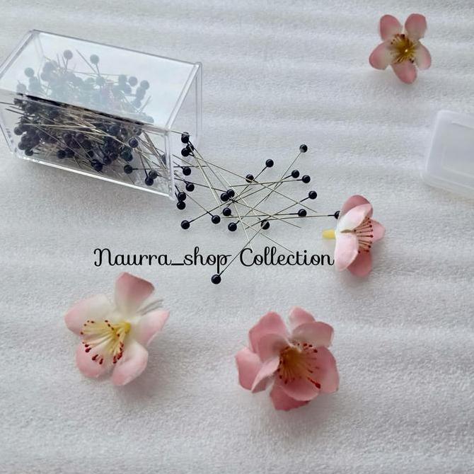 GROSIR JARUM PENTUL HITAM / BLACK PINS PREMIUM ANTI KARAT
