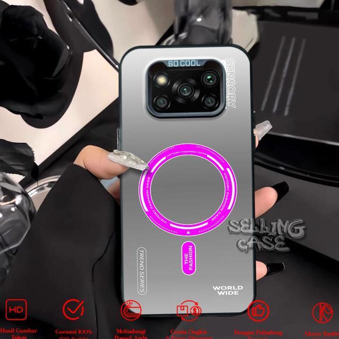 Catle- Case Matte Hard Compatible For Poc X3 X3Pro X3Nfc Motif ( Lgh ) Selling Case Imd Softcase Hap