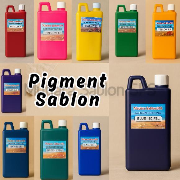 Pment Warna Sablon Biang Warna Sablon Baju Biang Cat Tembok Waterbase 1Kg