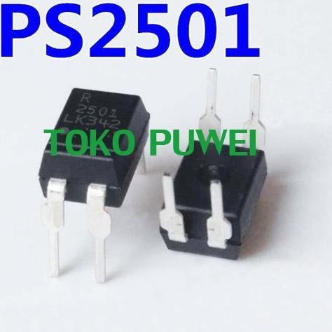 PS2501 PS2501-1 R 2501 DC INPUT TRANSISTOR OUTPUT OPTOCOUPLER DF61 TKPU27