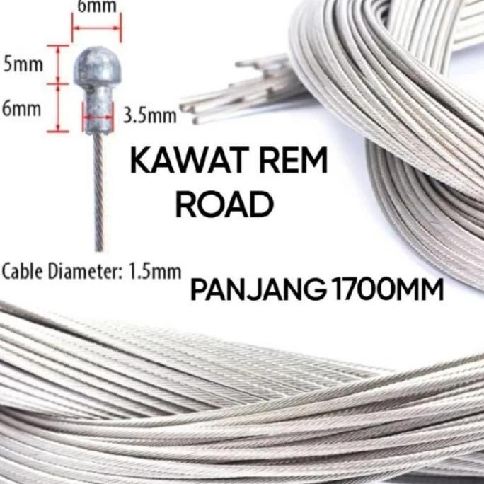 Promo Tali Rem Sepeda Kabel Rem Belakang Sepeda Kabel Rem Depan Sepeda Kawat Rem Sepeda Kabel Luar J