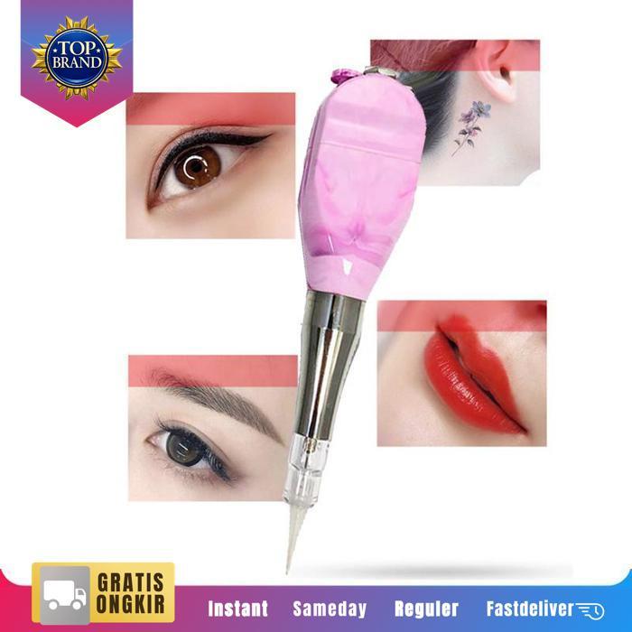 Mesin Sulam Ombre Brows Mesin Sulam Alis Wireless Powder Tattoo Alis Bibir Eyeliner