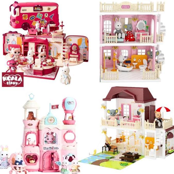 Koala Diary Doll House - Koala Town House mainan koala diary bus Mainan Rumah Rumahan anak