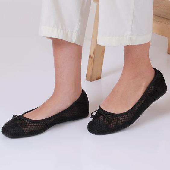 CUCI GUDANG BERRYBENKA - SEPATU FLATSHOES COMFY WANITA SOFIA MASHINA MESH FLAT