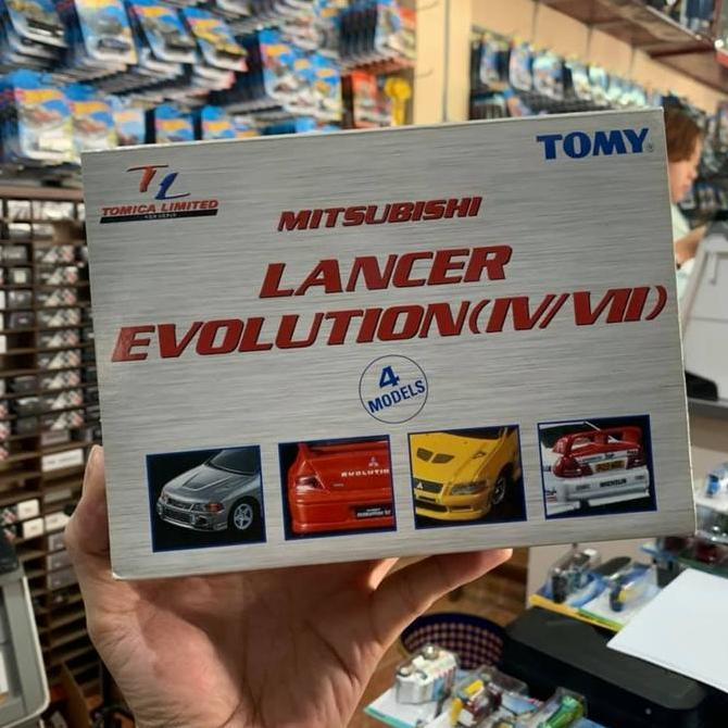 TOMICA LIMITED MITSUBISHI LANCER EVOLUTION IV-VII SET TTMT