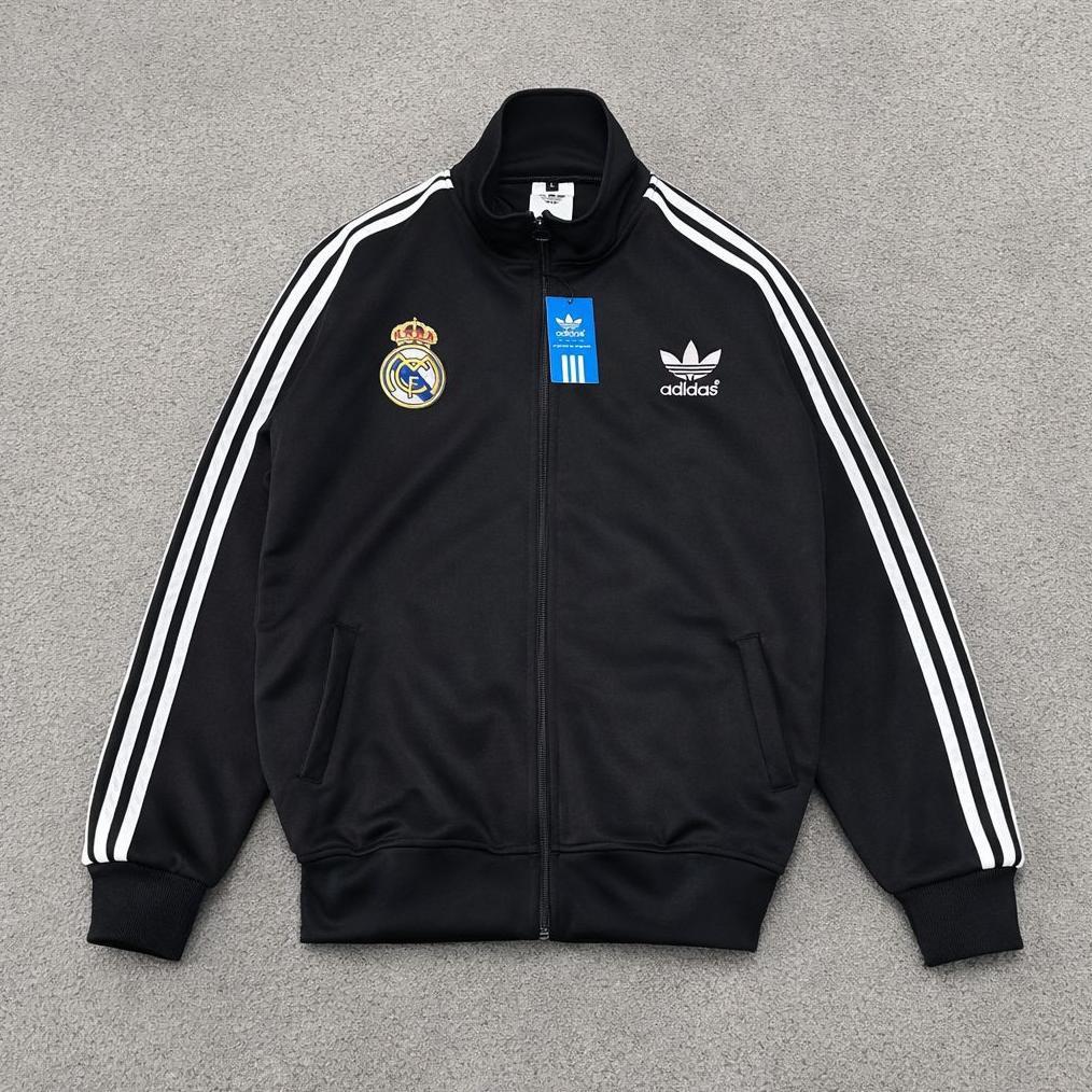 PAKET HEMAT Jaket Tracktop Adidas X Real Madrid Katun Tebal