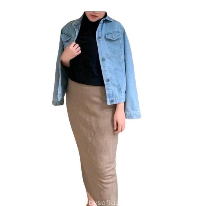 rok span hornit / rok span knit premium / rok span panjang / knit skirt / rok / span panjang wanita 