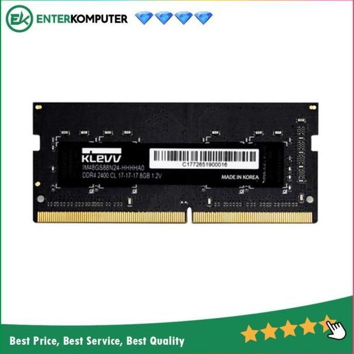 KLEVV SO-DIMM DDR4 Value Series PC25600 8GB (1x8GB) / RAM Laptop 8GB