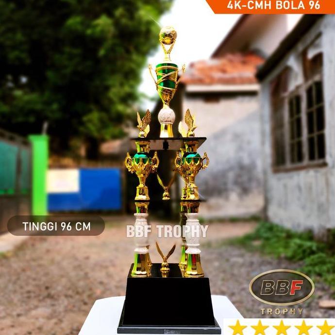 Piala 4 kaki 2 tingkat mewah 4K-CMH BOLA 96 cm