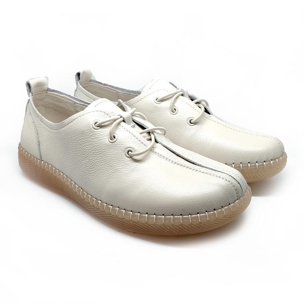 Kualitas Super Pollux Monday Wbb 256 - Flat Shoes Wanita Bertali Oxford Casual Style