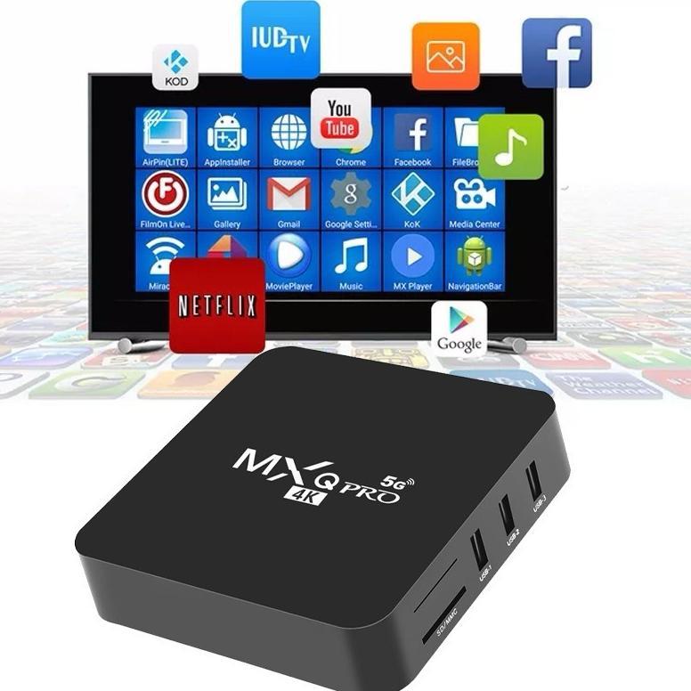 TERMURAH Android tv Box MXQ PRO 5G 4K 8GB RAM + 128GB ROM Smart Android TV Box Wifi Receiver TV