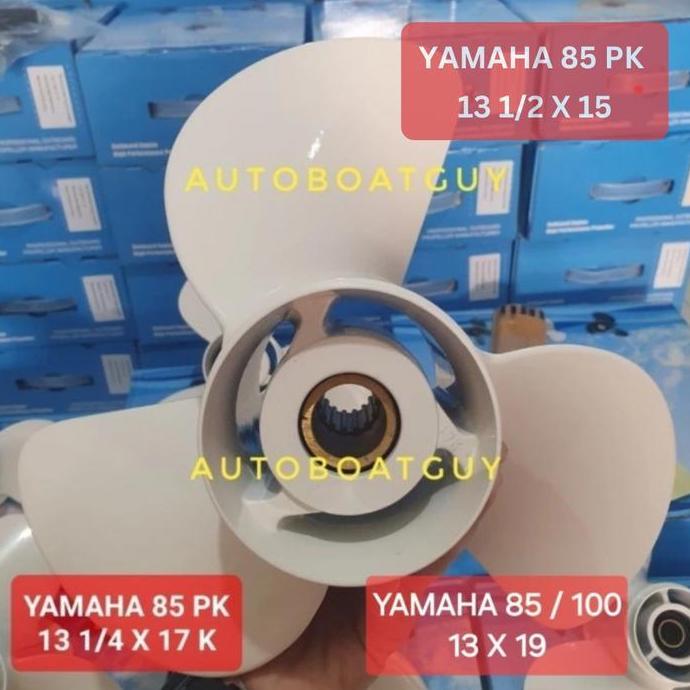 Propeller Yamaha 85 100 115 PK / HP / Baling / Kipas Mesin Tempel