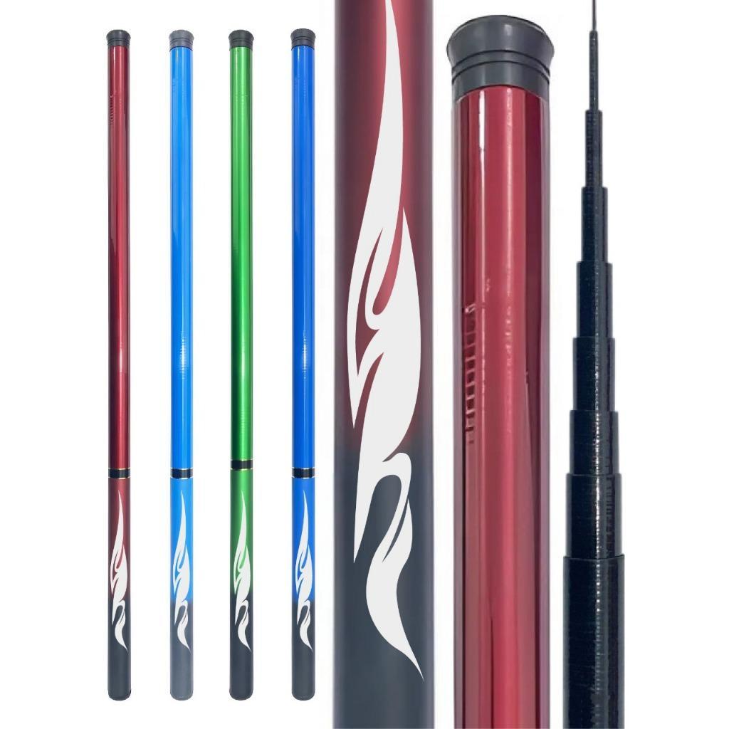 Joran Tegek Portable Dragon Style Bahan Full Fiber Joran Pancing Teleskopik Lentur Ringan Kuat