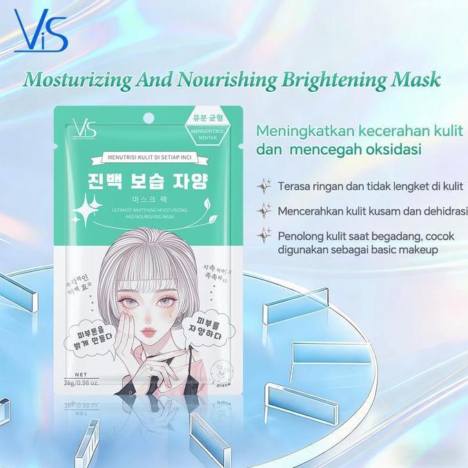 Newgirl- Niceyou- Dl-H & Vis Masker Jah Mencerahkan & Membuat Kulit Glowing Dengan Brhtening Glow Sk