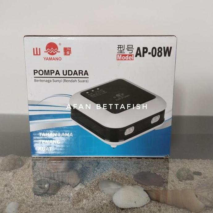 Yamano ap-08w mesin air pump aerator ap 08 4 lubang titik aquarium