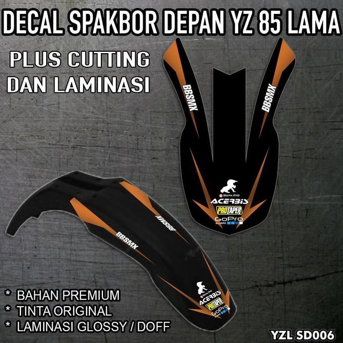 Decal Spakbor Depan Yz 85 Lama
