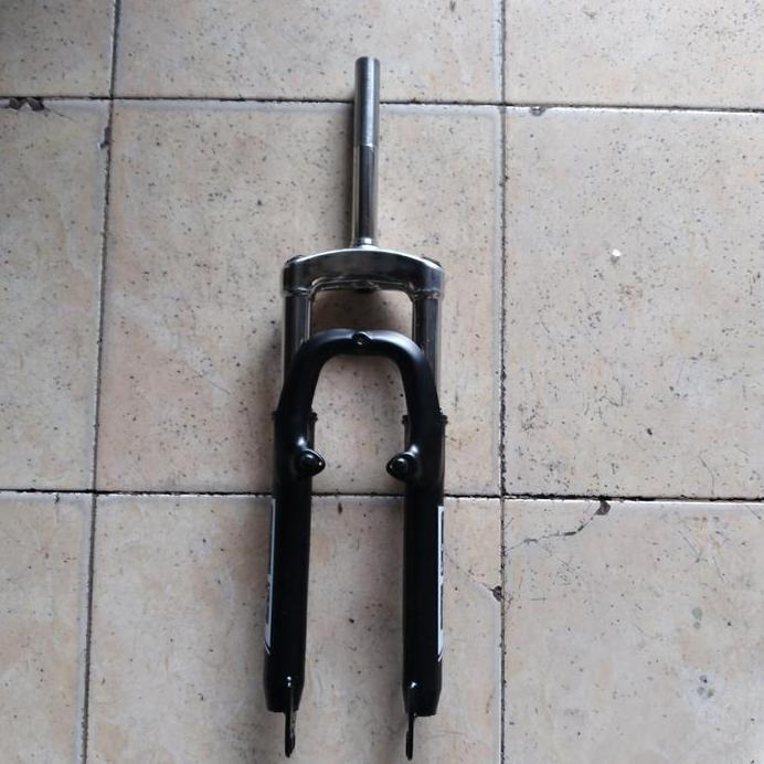 Ready fork shockbreaker depan sepeda 26 mtb EVO T100 mm standar 22.2 ulir