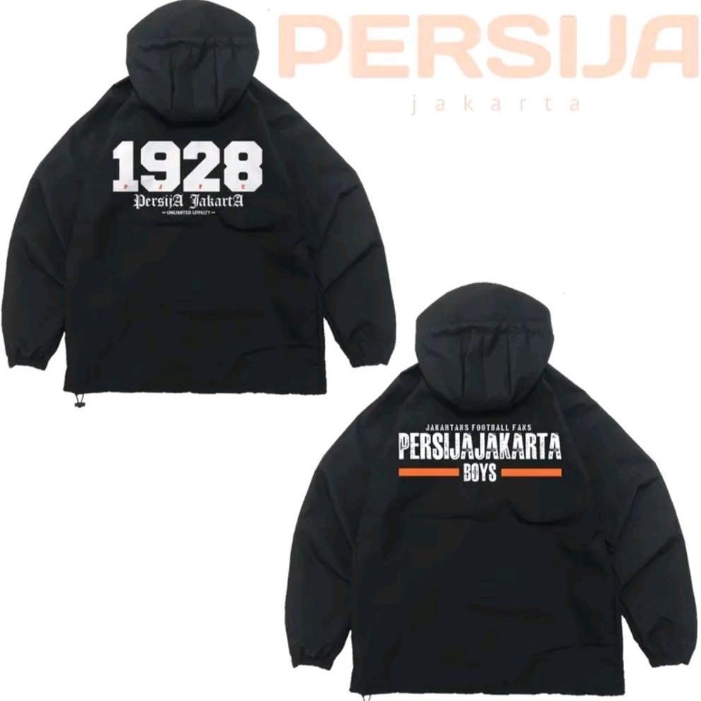 [Bestseller]Jaket Cagoule Gropcore Casual Sablon Persija Unisex/Jaket Cagoule Persija 1928 Gropcore 