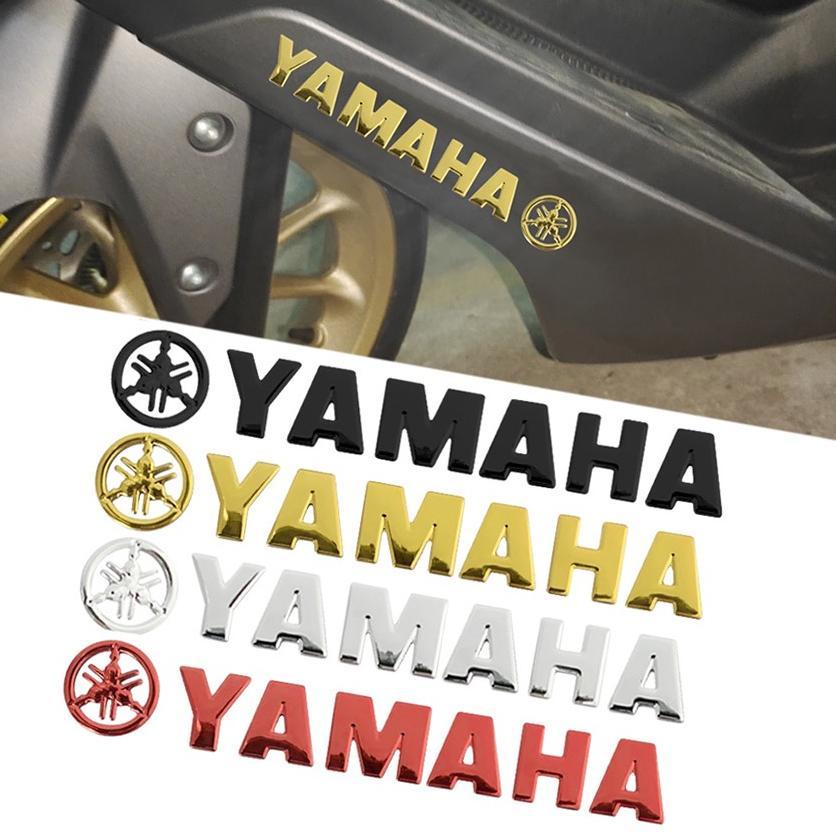 Stiker Tanda 3D Sepeda Motor Stiker Tangki Stiker Lambang Lencana Pelindung Tangki Pad Untuk Yamaha