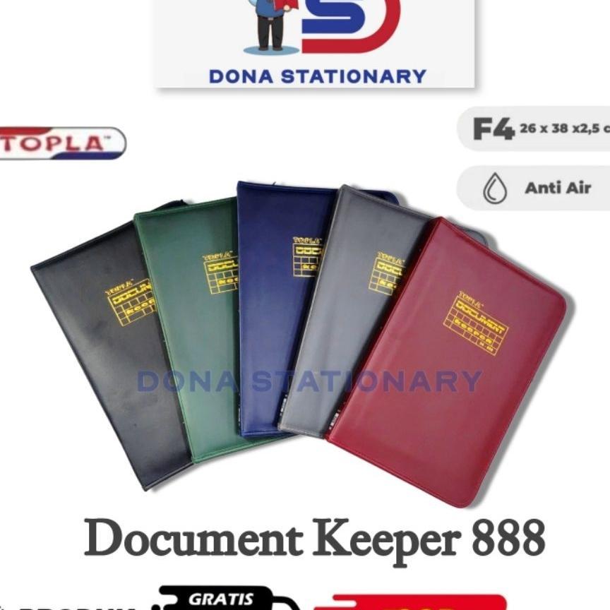 Topla Map Document Keeper F4 (Folio) / Dokumen Keeper Kulit Topla