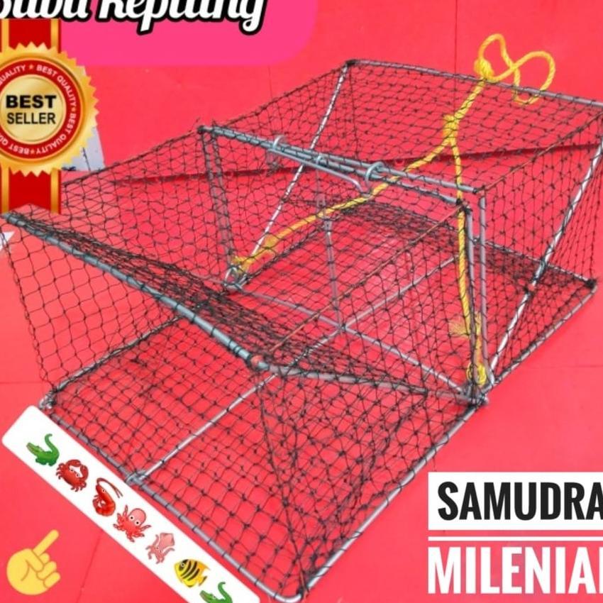 Bubu Jebakan Kepiting (Kawat Tebal) / Perangkap Kepiting 2 Pintu / Jebakan Kepiting / Jaring Ikan